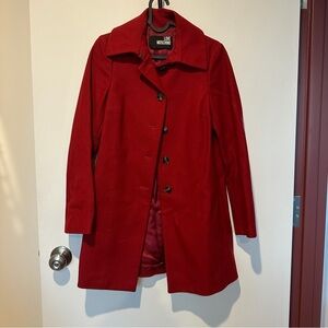 Moschino Vibrant Red Trench Coat